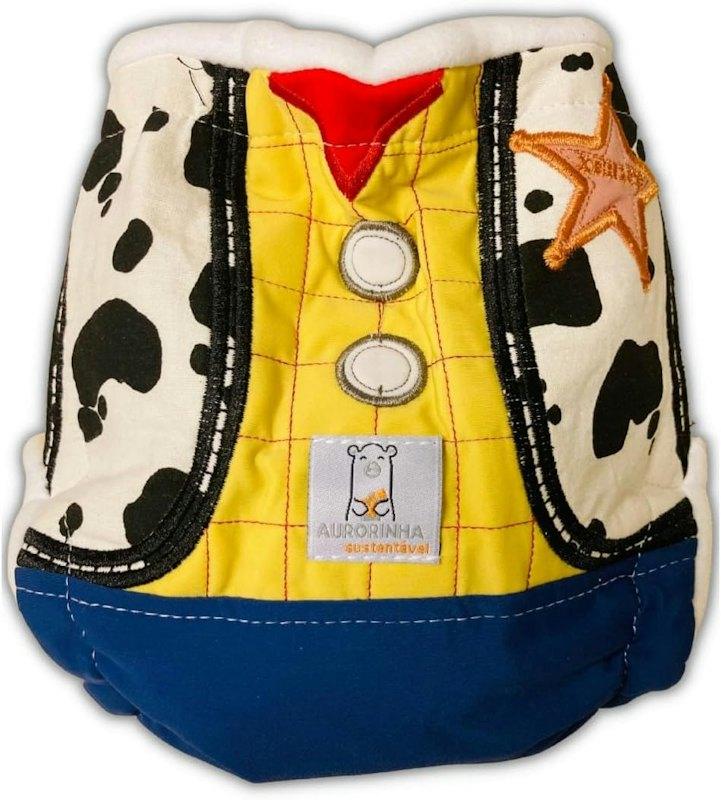 Fralda ecológica Aurorinha Sustentável coleção Toy Story